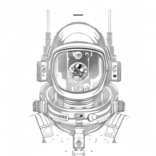 Cyberpunk Spacesuit Bear