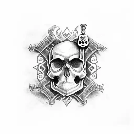 Skull And Spades