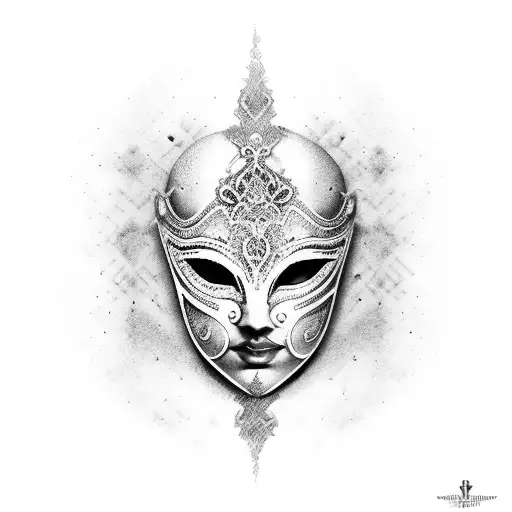 Venetian Masks Male Besides Female