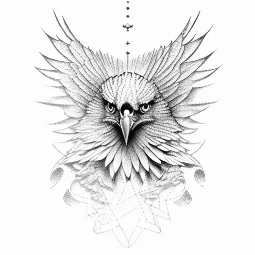 An Eagle Traveling Through Time