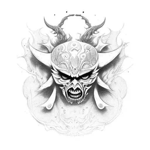 A Lot Of Demons With Bleach Hollow Masks