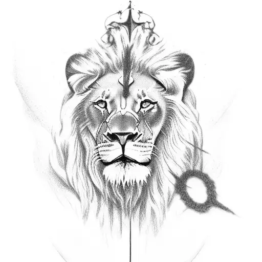 Jesus Christ With Lion
