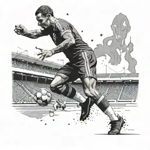 A Footballer's Journey From The Board House To The Main Stage Depicted Through A Series Of Steps