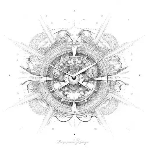 A Celestial Design Incorporating Your Daughter's Birth Date And Time In A Mystical Way