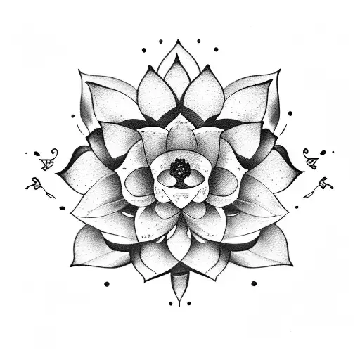 Kamica Name With A Lotus Flower