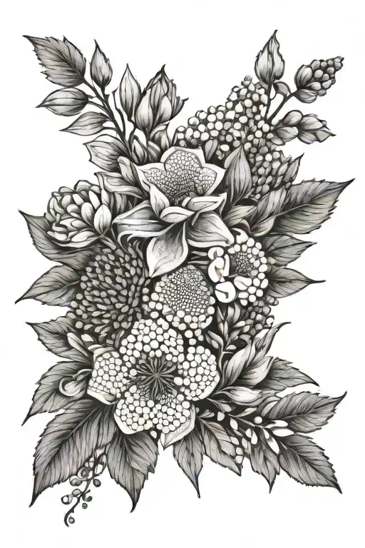 Birth Flower Bouquet