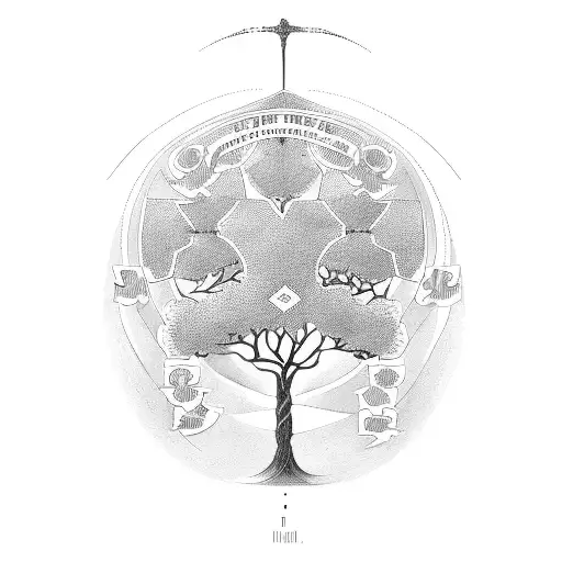 Family Tree With Names And Dates Of Passing