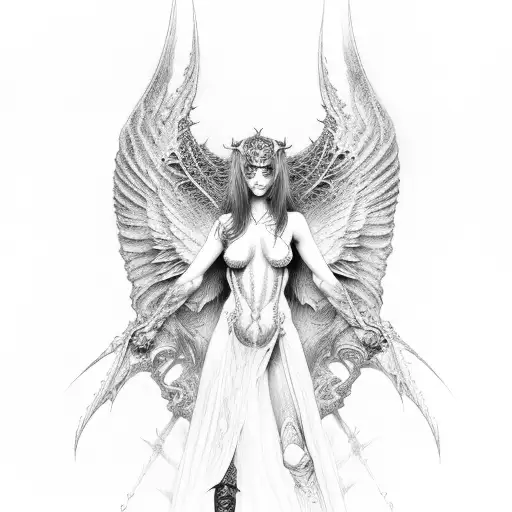 Fallen Angel Iv From Luis Royo