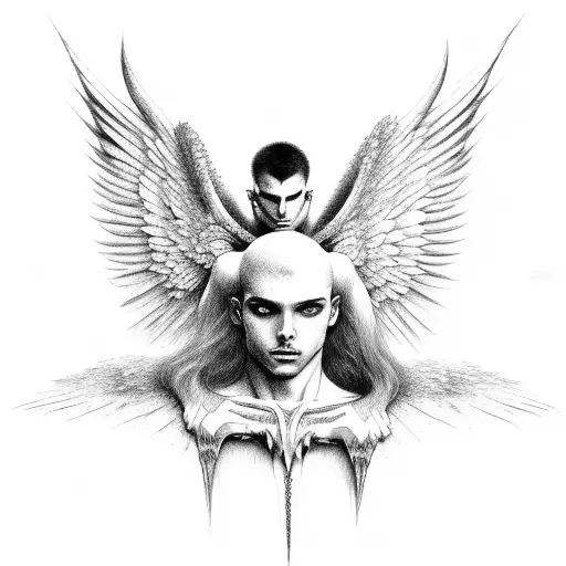 Male Fallen Angel From Luis Royo