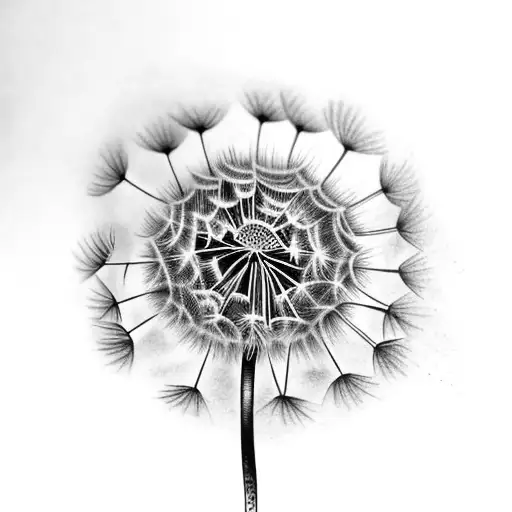 Dandelion With Universe Inside