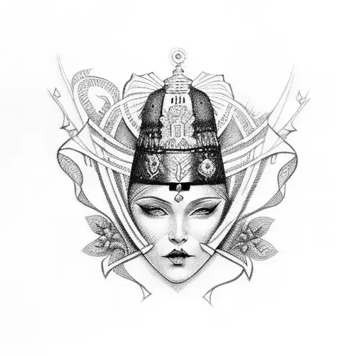 Ukrainian National Vyshivsnka In Black And Red