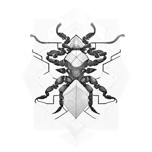A Combination Of Modern Architecture And Scorpion Using Iranian Symbols