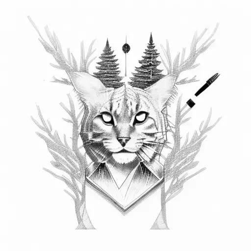 Person Sitting In Pine Tree Playing Electric Guitar