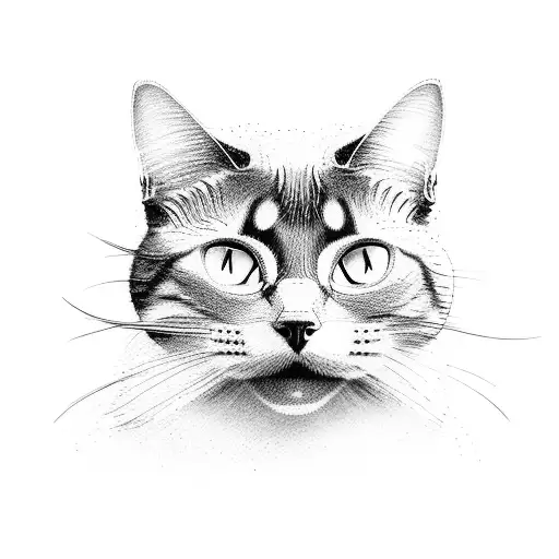 A Surreal Scene Of A Cat Exploring A Virtual World On A Pc Screen