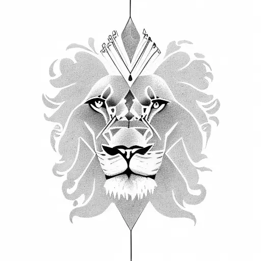 Lion Hand Tatto Goikg Into Forearm