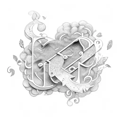 Letter R And O With Love