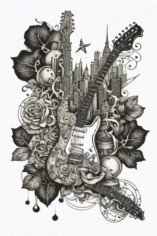 Incorporate Your Guitar And Favorite Things About New York City Into A Cohesive