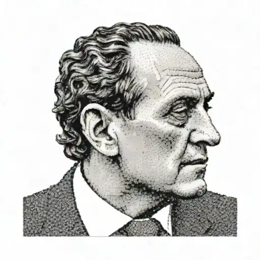 Dotwork Wittgenstein Alws Portrait