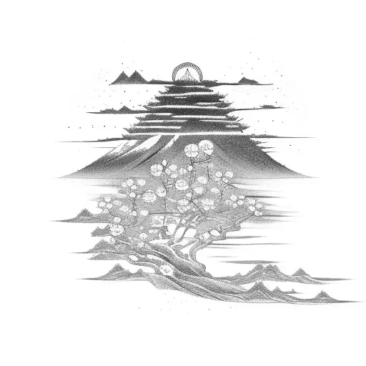 Samurai Rabbit Sakura Tree