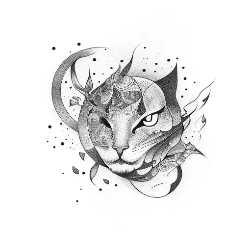 Abstract Line From Wrist To Ankle