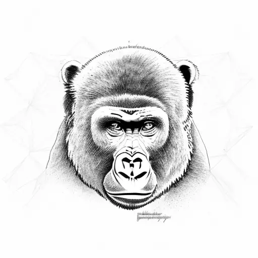 Gorilla Bear Faceoff