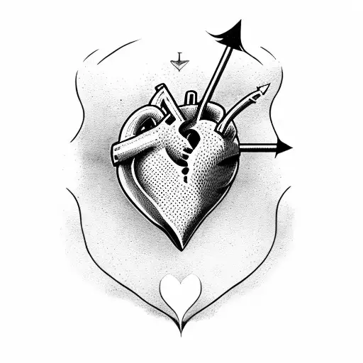 Heart With An Arrow Through It
