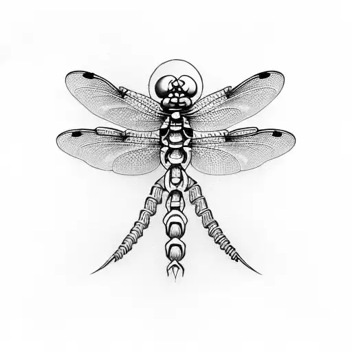 Dragonfly Spine Piece