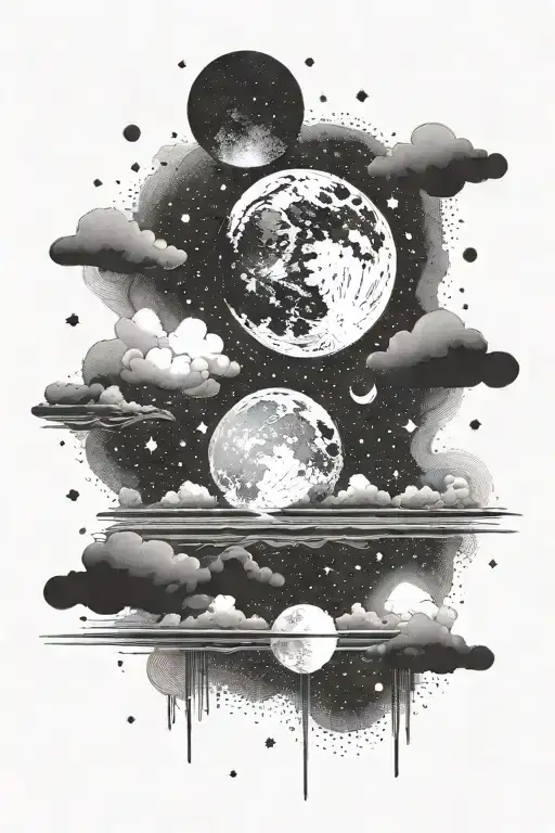 Moon Phase In The Sky