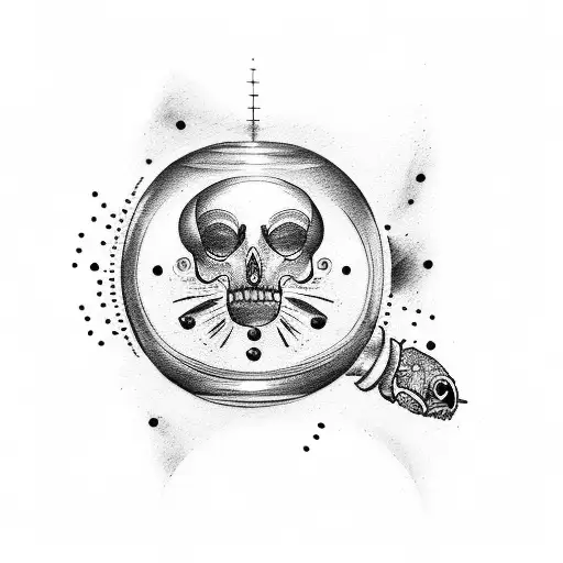 Hourglass With Memento Mori Text