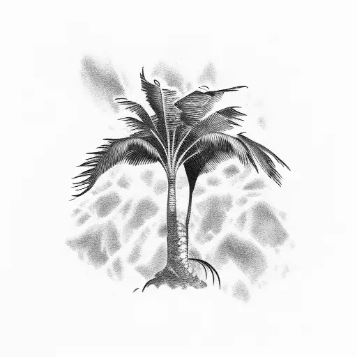 Mexican Palm Tree Arm Sleeve