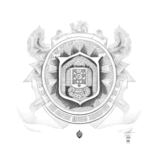 Czech Police Badge Blue Line