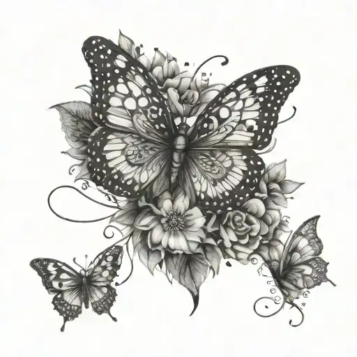 Christian Flowers Butterfly