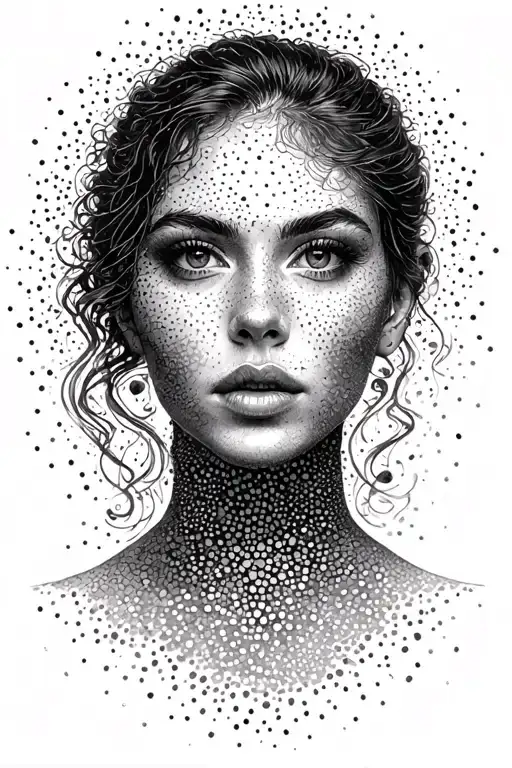 Portrait Of A Woman's Face