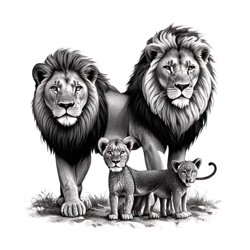 Lion Family