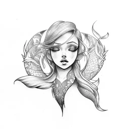 A Beautiful And Powerful Mermaid