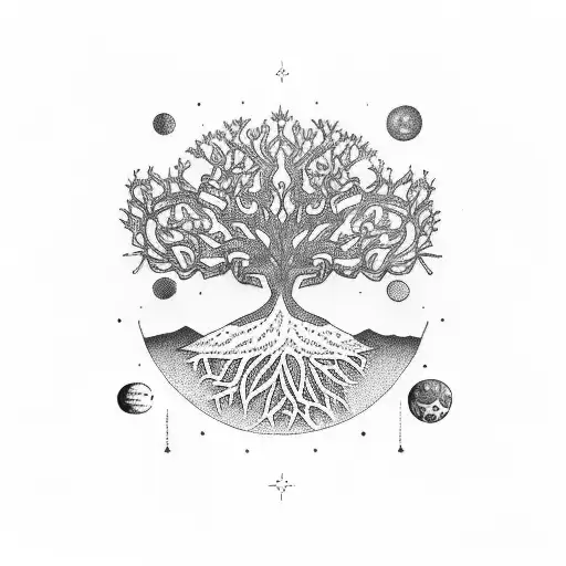 Tree Of Life With Astronout