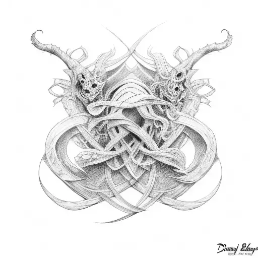 3 Sister And 1 Brother Damily Tatoo