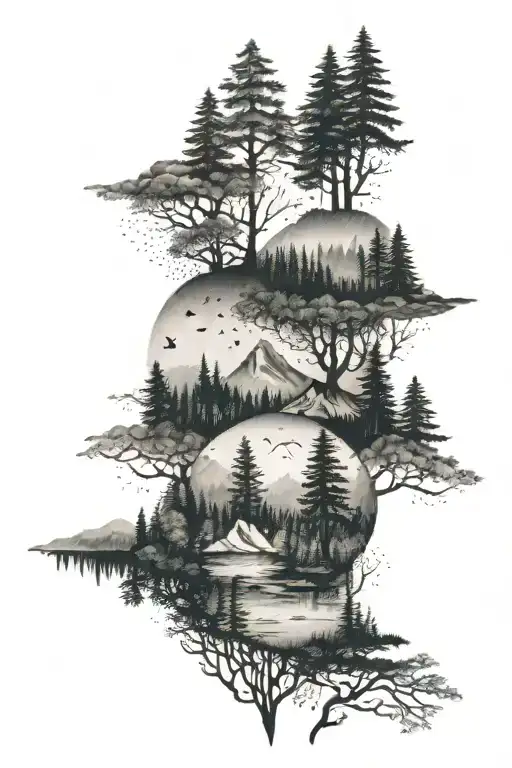 Travel And Forests Merge