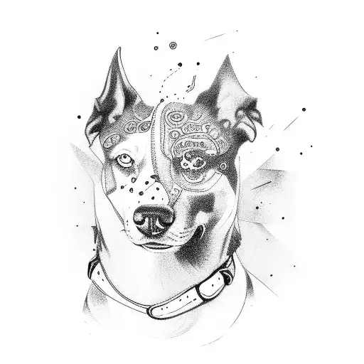 Soccer Captain Falg Eith A Dog