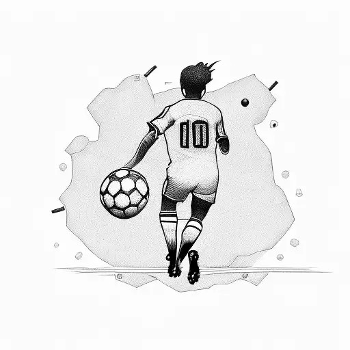 Soccer Captain Flag With Siege Game