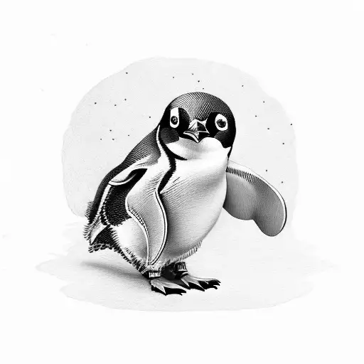 Steampunk Baby Penguin