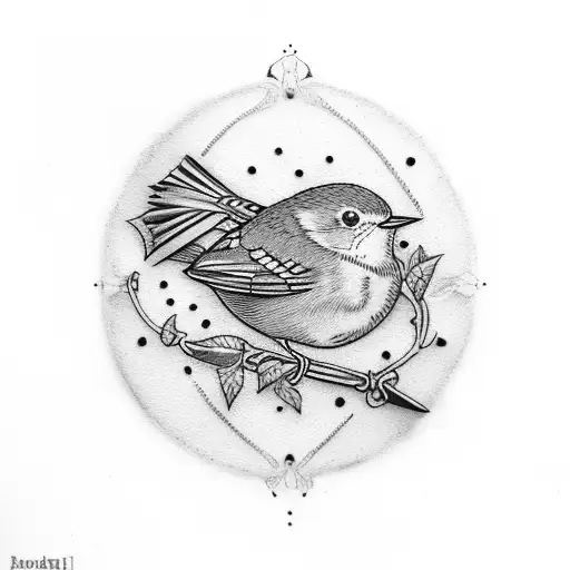 Robin Redbreast With Pocketwatch