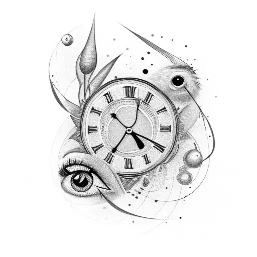 Clock With Eye