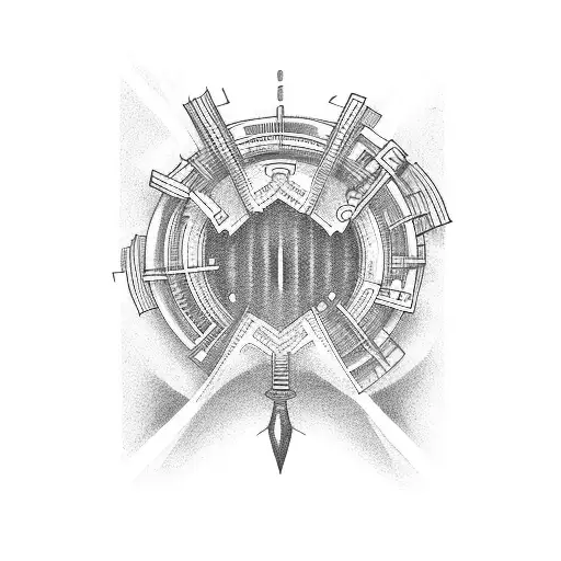 An X Filled With Music Notes