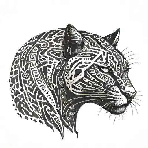 Tribal Cyberpunk Panther