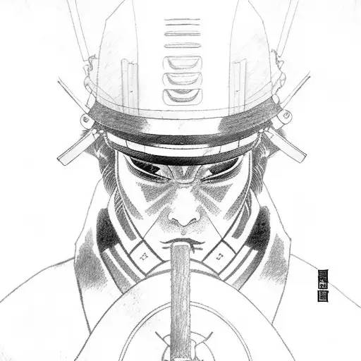 Samurai Itachi Holding A Lightsaber