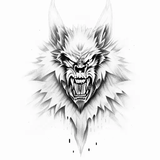 Muscular Werewolf But Beautiful Male