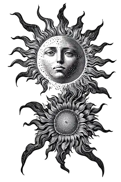 Sun Engraving