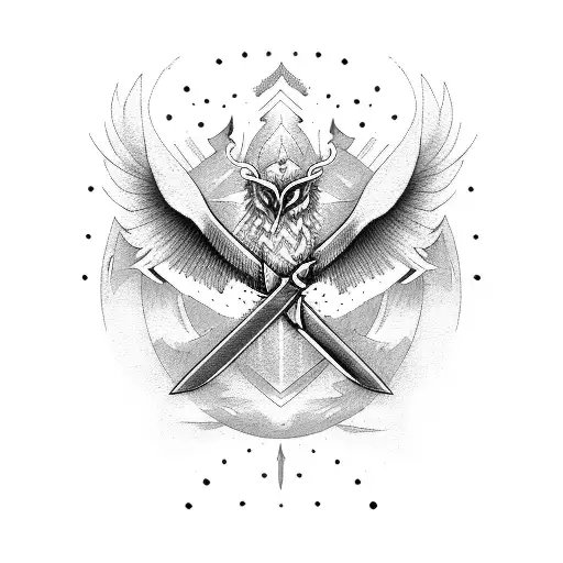 Sword And Pheonix Bird