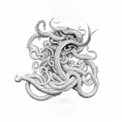 River With Caronte And Medusa